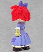 this doll brought some CAKE To the tea party!